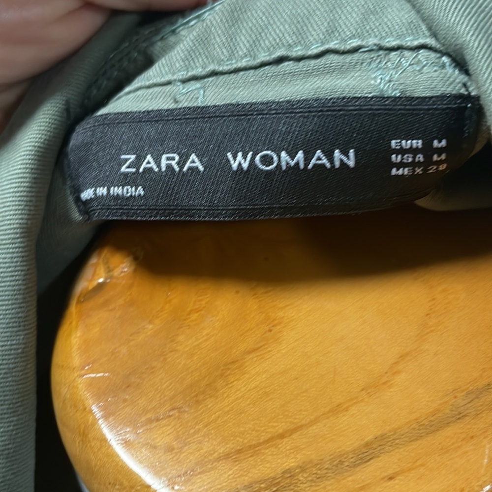Zara Army Green Jacket With Special Design - image 4